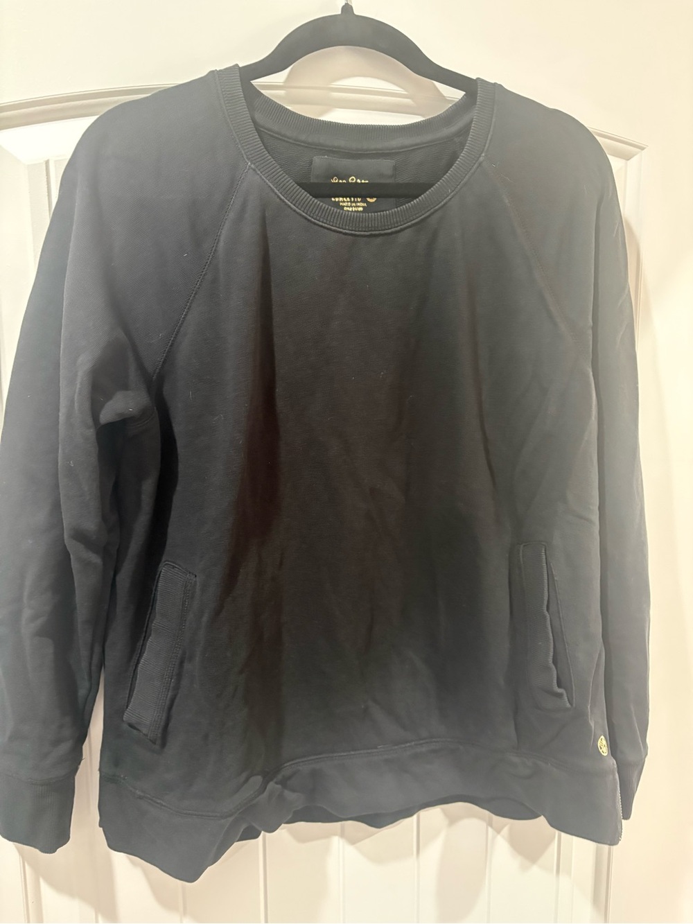 Lilly Pulitzer Black Crewneck Sweatshirt